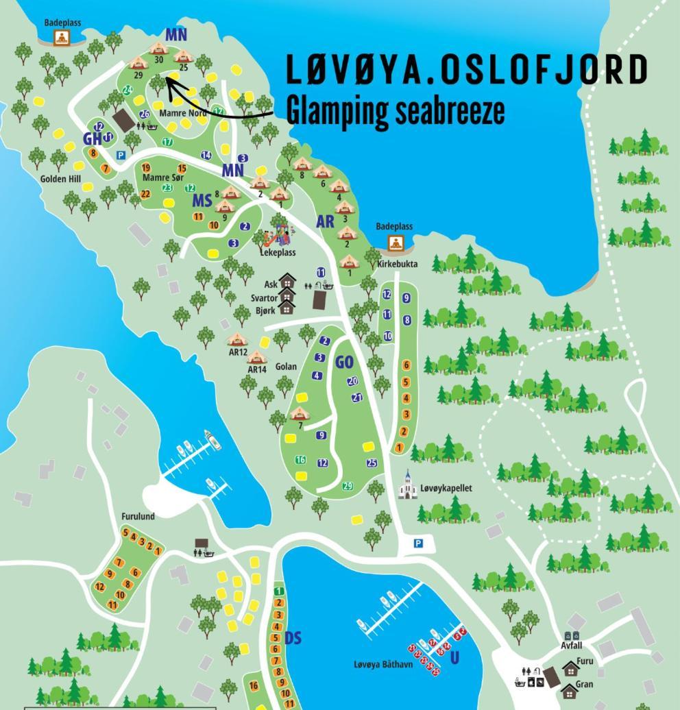 Glamping - Lovoya Oslofjord * Хортен